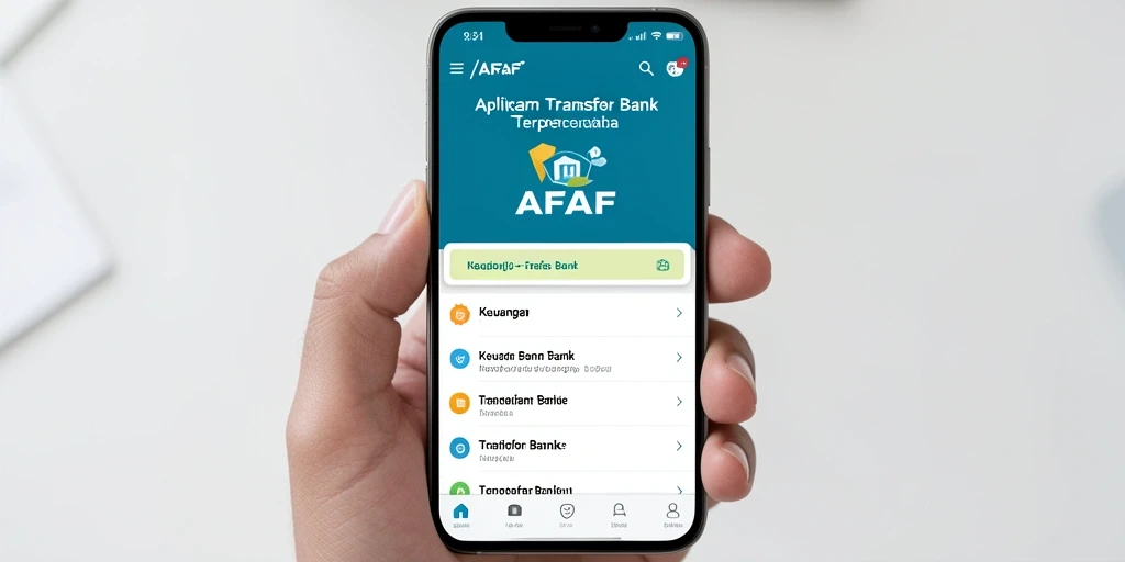 Antarmuka aplikasi AFAF yang intuitif dan modern.