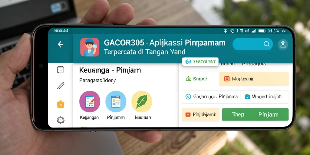 Antarmuka aplikasi GACOR305 yang ramah pengguna dan intuitif.