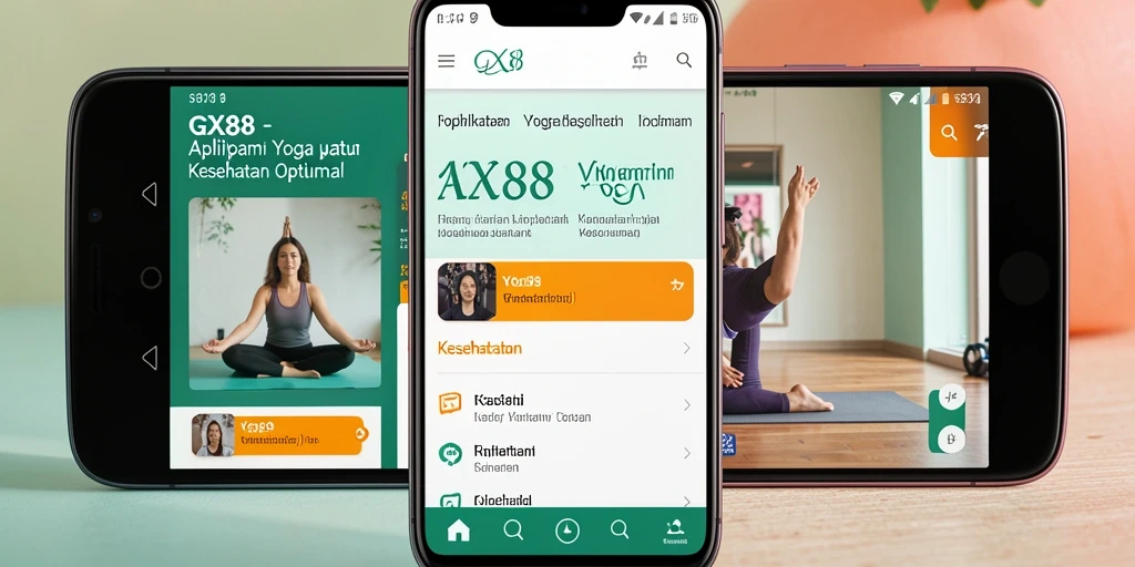Tampilan antarmuka GX88 yang menarik dan informatif.