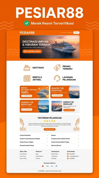 Halaman Resmi Pesiar88 untuk Pengguna Android